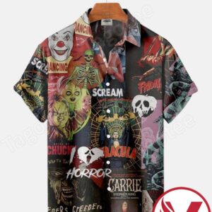 Halloween Horror Film Halloween Hawaiian Shirt, Unique Gifts For Friends - Vesles2014S 1