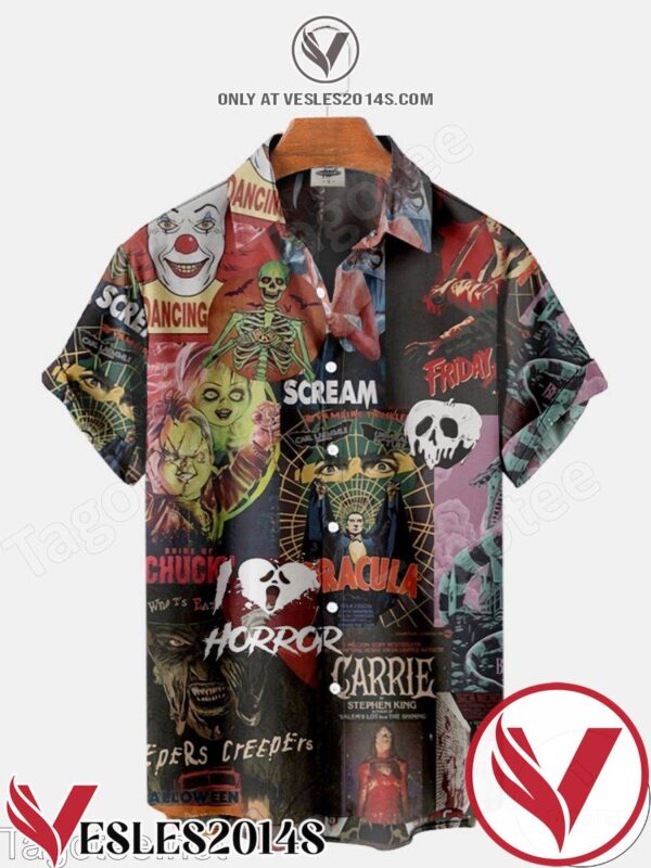 Halloween Horror Film Halloween Hawaiian Shirt, Unique Gifts For Friends - Vesles2014S 1