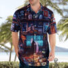 Halloween Horror Movies Full Printing Hawaiian Shirt Funny Hawaiian Beach Gift Casual Shirt Vesles2014S