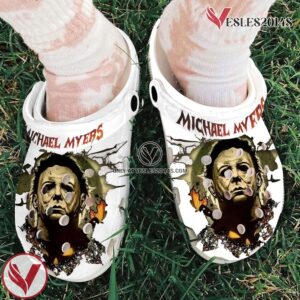 Halloween Michael Myers Murder Crocband Clogs, Unique Gift From  Vesles2014S