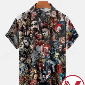 Halloween Movie I Love Horror Halloween Hawaiian Shirt, Unique Gifts For Friends - Vesles2014S 1