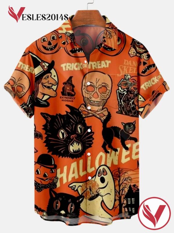 Halloween Party Casual Holiday Hawaiian Shirt, Best Gifts For Summer Vesles2014S 1