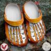 Halloween Skeleton Yellow Orange Crocband Clogs, Unique Gift From  Vesles2014S