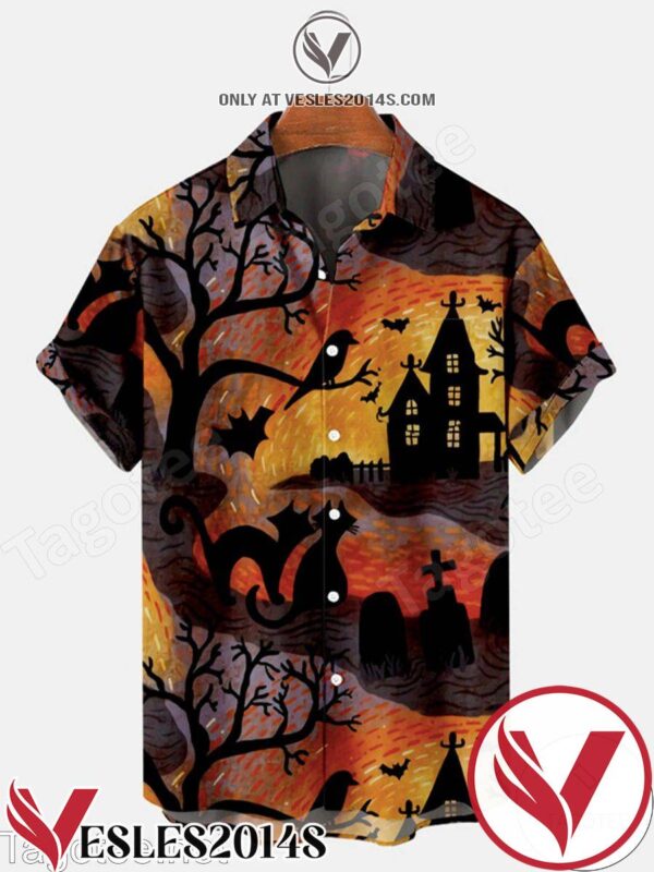 Halloween Symbols Halloween Hawaiian Shirt, Unique Gifts For Friends - Vesles2014S 1