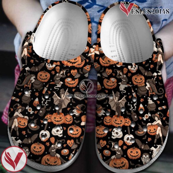 Halloween Tapestry Wall Hanging Movie Crocs Crocband Clogs Shoes Comfortable For Men Women and Kids Style 2 - Vesles2014S