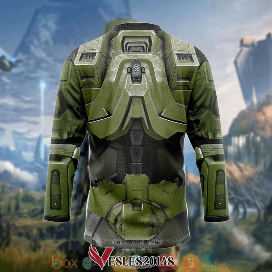 Halo Infinite Masterchief Cosplay Hockey Jersey Shirt, Trending Gifts For Fans - Vesles2014s 2