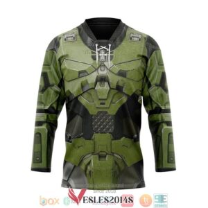 Halo Infinite Masterchief Cosplay Hockey Jersey Shirt, Trending Gifts For Fans - Vesles2014s