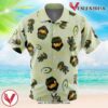 Halo Pattern Gaming Hawaiian Button Up Shirt, Perfect Gifts For Anime Lovers - Vesles2014S