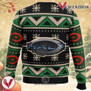 Halo Ugly Christmas Sweater, Unique Christmas Gift For Fans - Vesles2014S 1