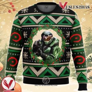 Halo Ugly Christmas Sweater, Unique Christmas Gift For Fans - Vesles2014S