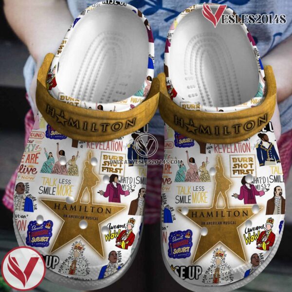 Hamilton Music Crocs Crocband Clogs Shoes, Unique Gifts For Fans Style 1 - Vesles2014S