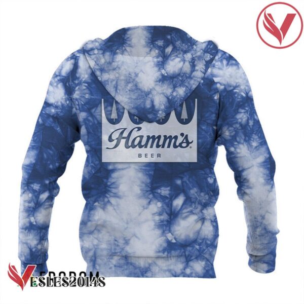 Hamm's Beer Blue Tie-dye Hoodie & Zip Hoodie - Vesles2014S 3