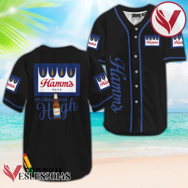 Hamm's Beer Make Me High Baseball Jersey, Perfect Gifts For Fans - Vesles2014S