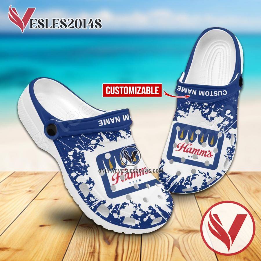 Hamm’s Logo Crocs Shoes For Men And Women, Unique Clogs Shoes For Fans - Vesles2014S