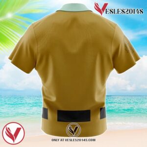 Handsome Squidward Spongebob Squarepants Hawaiian Button Up Shirt, Perfect Gifts For Anime Lovers - Vesles2014S 1