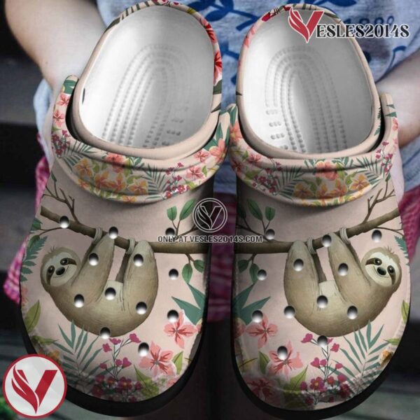Hanging Sloth Flower Shoes – Lovely Garden clogs Gift For Sister, Unique Gift From  Vesles2014S