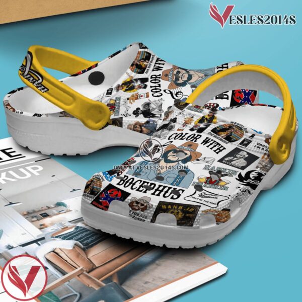 Hank Williams Jr. Music Crocs Crocband Clogs Shoes, Unique Gifts For Fans Style 1 - Vesles2014S 3