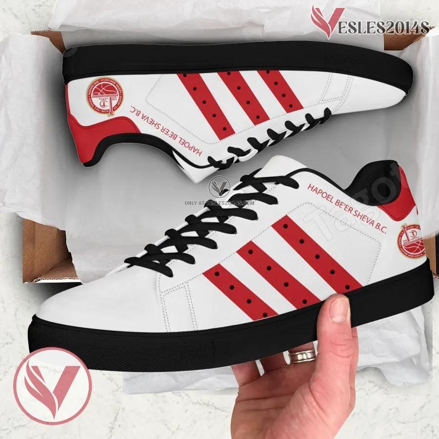 Hapoel Be’er Sheva B.C. Logo Stan Smith Shoes For Men And Womens - Vesles2014s 1