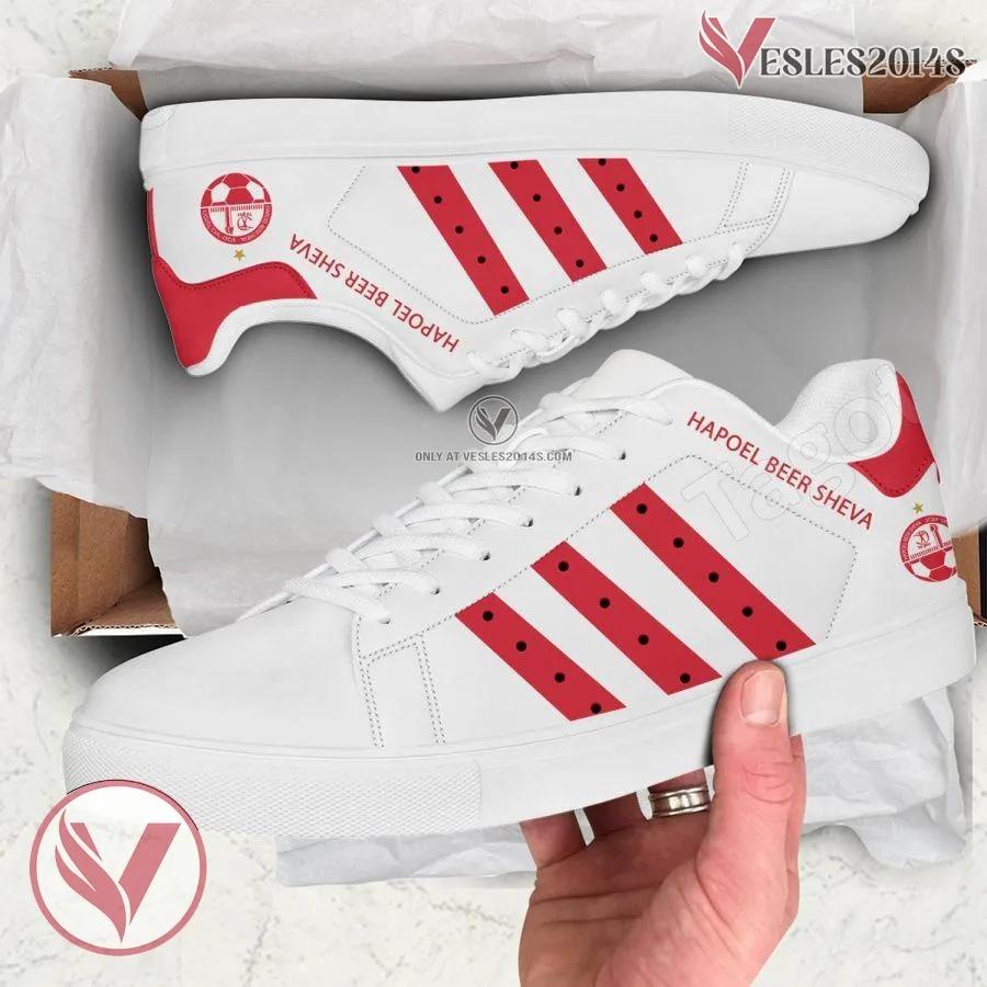 Hapoel Beer Sheva Logo Stan Smith Shoes For Men And Womens - Vesles2014s