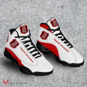 Hapoel Jerusalem Logo Club Air Jordan 13 Shoes, Best Sneaker Gifts For Fans - Vesles2014s