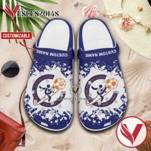 Hapoel Rishon LeZion Women Crocs Clogs Sandals, Unique Footwear For Fans - Vesles2014S 1