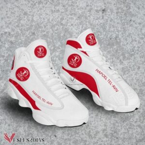 Hapoel Tel-Aviv Basketball Air Jordan 13 Shoes, Best Sneaker Gifts For Fans - Vesles2014s