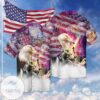 Happy 4th July Independence Day God Bless America Eagle 1 For Men And Women Graphic Print Short Sleeve Hawaiian Casual Shirt Vesles2014S