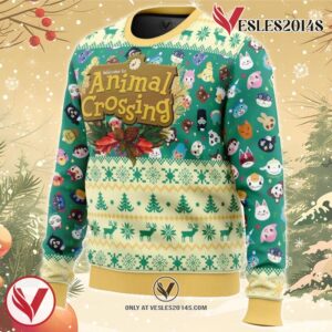 Happy Animal Villagers Animal Crossing Ugly Christmas Sweater, Unique Christmas Gift For Fans - Vesles2014S 1