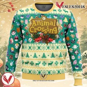 Happy Animal Villagers Animal Crossing Ugly Christmas Sweater, Unique Christmas Gift For Fans - Vesles2014S