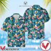Happy Donald Duck Disney Cartoon Graphics Tropical Forest Teal Hawaiian Shirt And Short, Unique Gifts For Friends - Vesles2014S 1