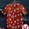 Happy Easter Eggs Print Red Hawaiian Shirt, Unique Gifts For Friends - Vesles2014S 1