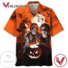 Happy Halloween Jason Voorhees Print Short Sleeve Hawaiian Casual Shirt Vesles2014S