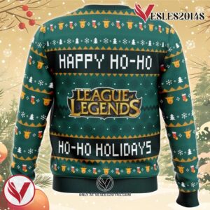 Happy Ho-Ho-Ho Holidays League of Legends Ugly Christmas Sweater, Unique Christmas Gift For Fans - Vesles2014S 3
