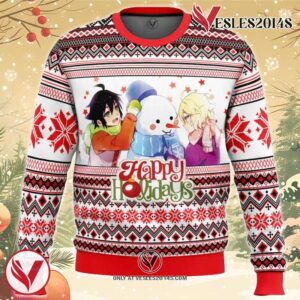 Happy Holidays Seraph Of The End Ugly Christmas Sweater, Unique Christmas Gift For Fans - Vesles2014S