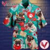 Happy Valentine's Day From Pugs Casual Hawaiian Shirt, Best Gifts For Summer Vesles2014S