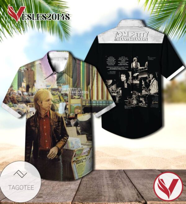 Hard Promises Album Cover By Tom Petty And The Heartbreakers Hawaiian Shirt, Best Gift For Music Lovers Vesles2014S