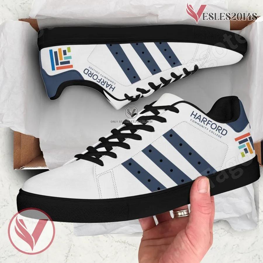 Harford Community College Logo Stan Smith Shoes For Men And Womens - Vesles2014s 1