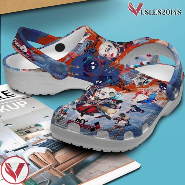 Harley Quinn Movie Crocs Crocband Clogs Shoes Comfortable For Men Women and Kids Style 2 - Vesles2014S 3