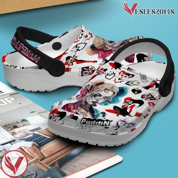 Harley Quinn Movie Crocs Crocband Clogs Shoes Comfortable For Men Women and Kids Style 3 - Vesles2014S 3