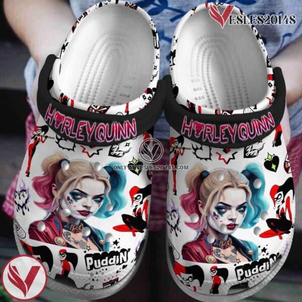Harley Quinn Movie Crocs Crocband Clogs Shoes Comfortable For Men Women and Kids Style 3 - Vesles2014S