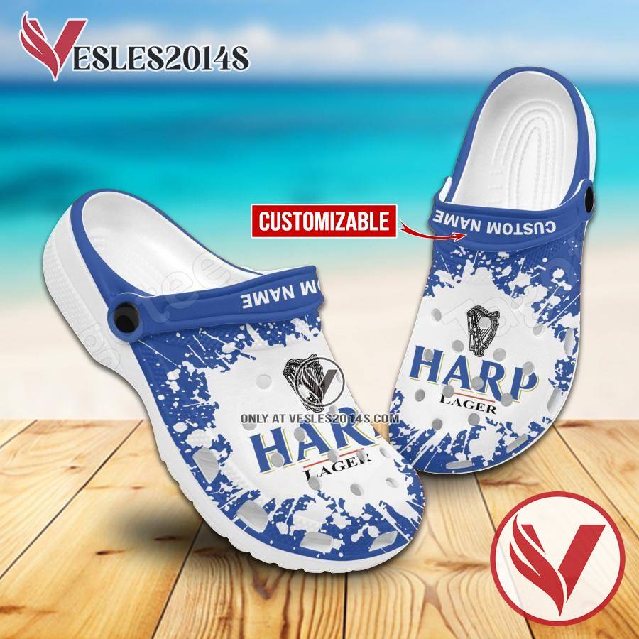 Harp Lager Logo Crocs Shoes For Men And Women, Unique Clogs Shoes For Fans - Vesles2014S