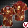 Harry Potter Always Orange Tropical Floral Red Hawaiian Shirt, Unique Gifts For Friends - Vesles2014S 1
