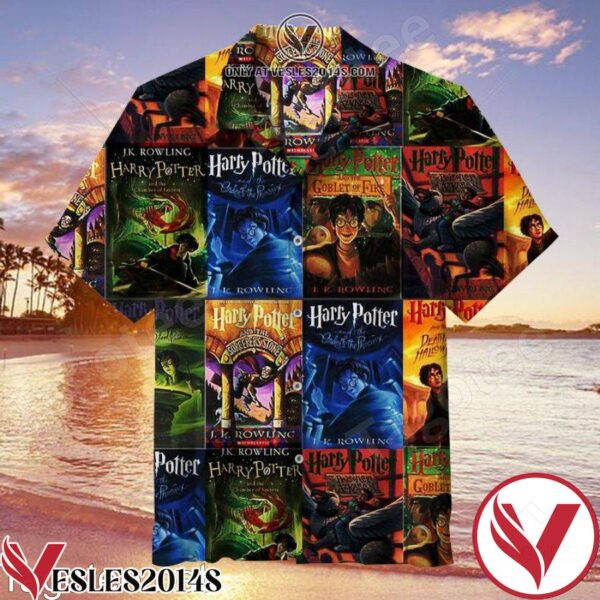 Harry Potter Book Hawaiian Shirt, Unique Gifts For Friends - Vesles2014S 1