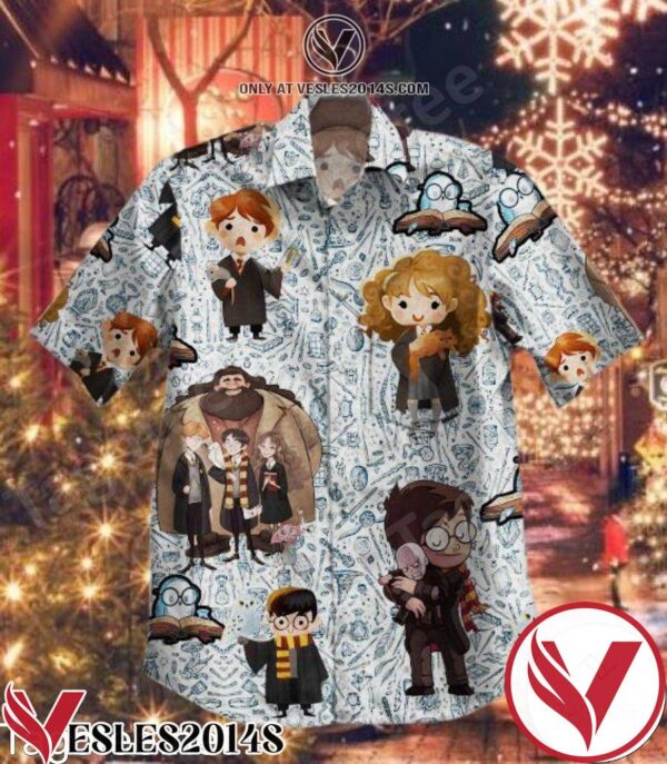 Harry Potter Chibi Characters Hawaiian Shirt, Unique Gifts For Friends - Vesles2014S 1
