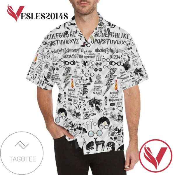 Harry Potter For men And Women Graphic Print Short Sleeve Hawaiian Casual Shirt Vesles2014S