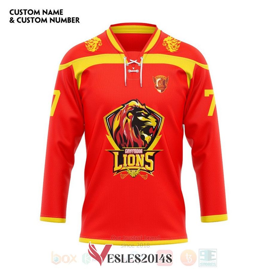 Harry Potter Gry Hockey Team Personalized Hockey Jersey, Trending Gifts For Fans - Vesles2014s
