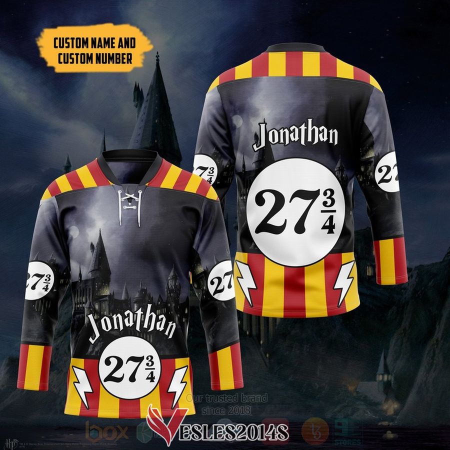 Harry Potter Gry Personalized Hockey Jersey, Trending Gifts For Fans - Vesles2014s 2