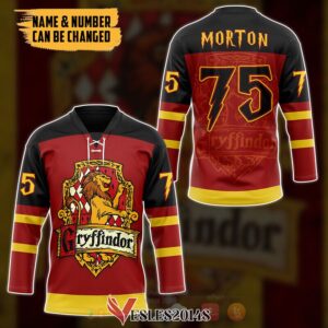 Harry Potter Gryffindor Custom Hockey Jersey, Trending Gifts For Fans - Vesles2014s 2