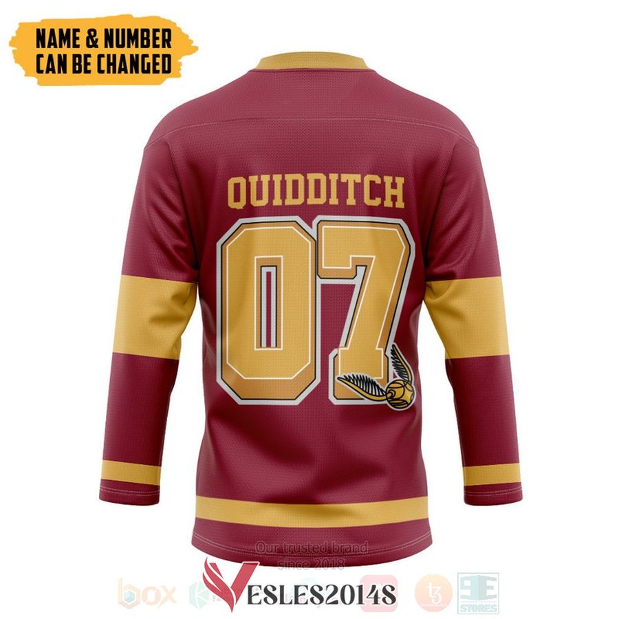 Harry Potter Gryffindor House Personalized Hockey Jersey, Trending Gifts For Fans - Vesles2014s 1