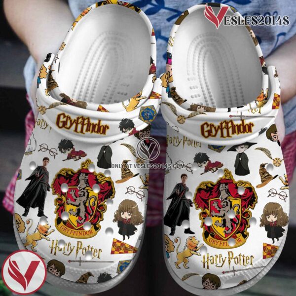 Harry Potter Gryffindor Movie Crocs Crocband Clogs Shoes Comfortable For Men Women and Kids Style 2 - Vesles2014S